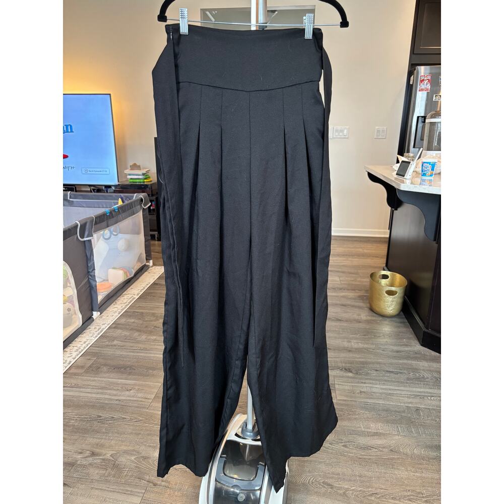 S Shein Wide-Leg Dress Pants